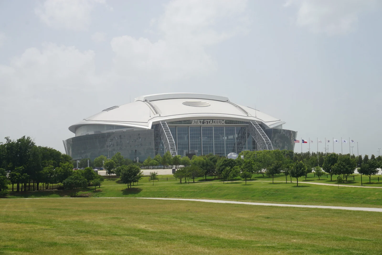 AT&T Stadium exterior in Arlington, Texas